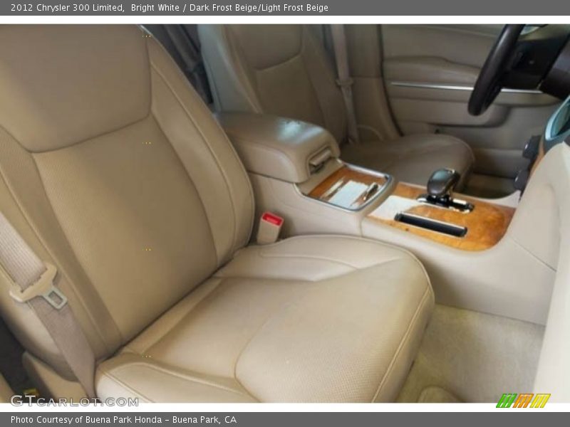 Bright White / Dark Frost Beige/Light Frost Beige 2012 Chrysler 300 Limited
