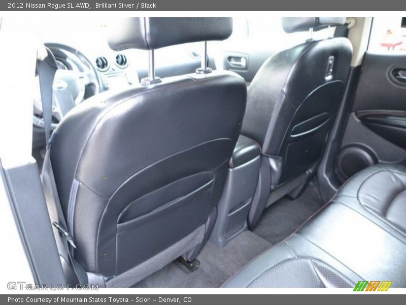 Brilliant Silver / Black 2012 Nissan Rogue SL AWD