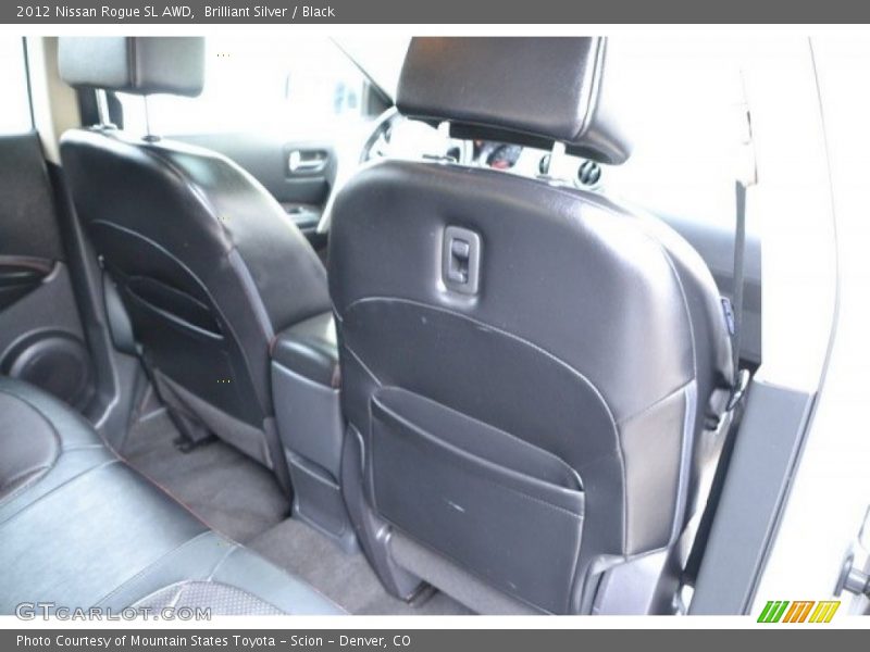 Brilliant Silver / Black 2012 Nissan Rogue SL AWD