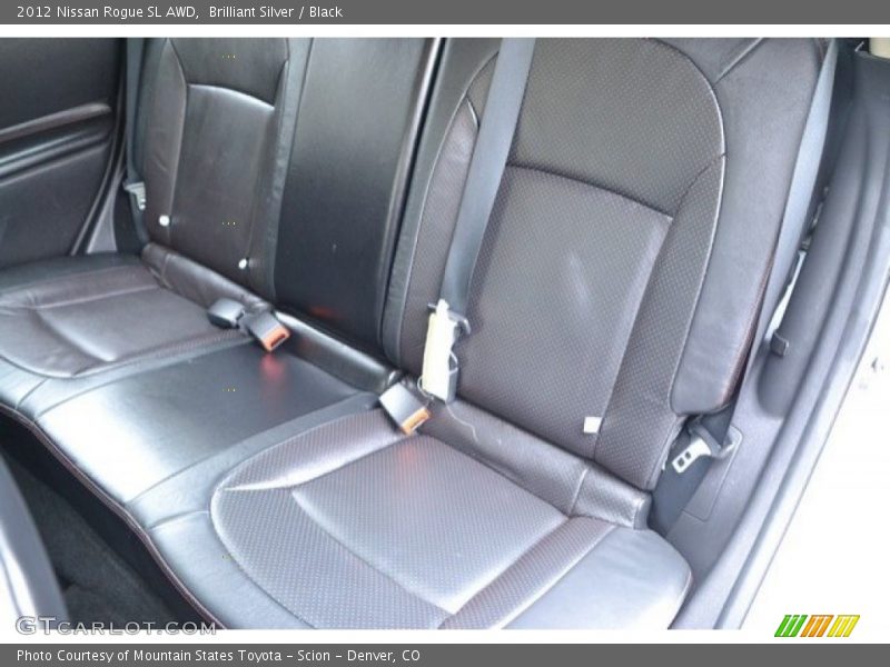 Brilliant Silver / Black 2012 Nissan Rogue SL AWD