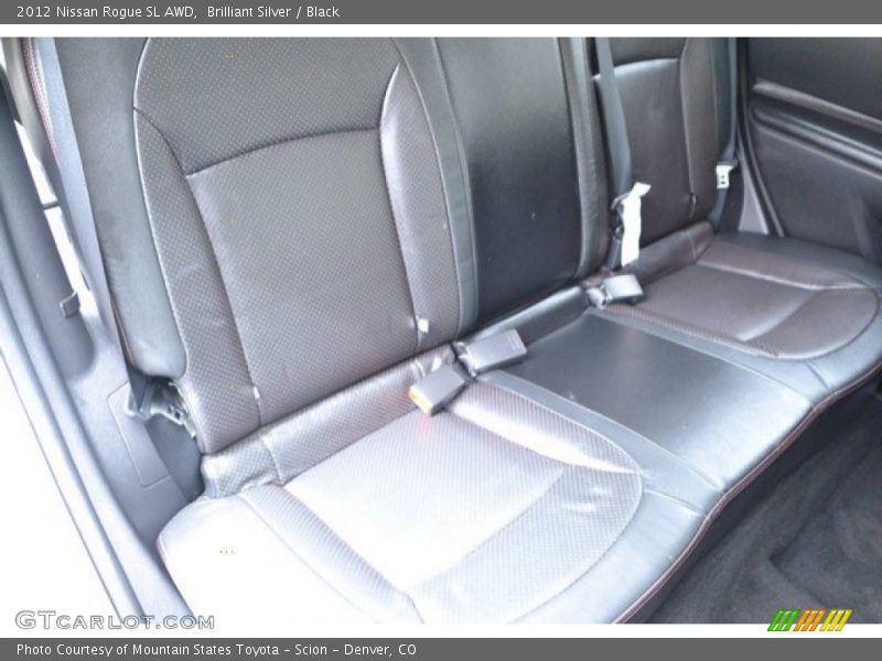 Brilliant Silver / Black 2012 Nissan Rogue SL AWD