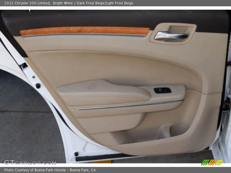 Bright White / Dark Frost Beige/Light Frost Beige 2012 Chrysler 300 Limited