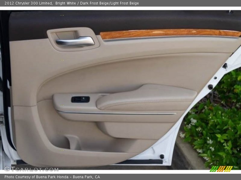 Bright White / Dark Frost Beige/Light Frost Beige 2012 Chrysler 300 Limited