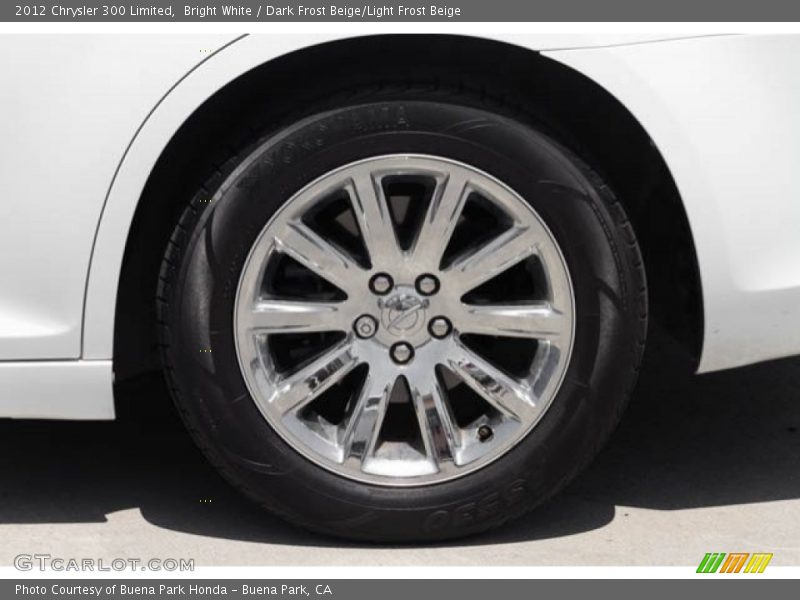 Bright White / Dark Frost Beige/Light Frost Beige 2012 Chrysler 300 Limited