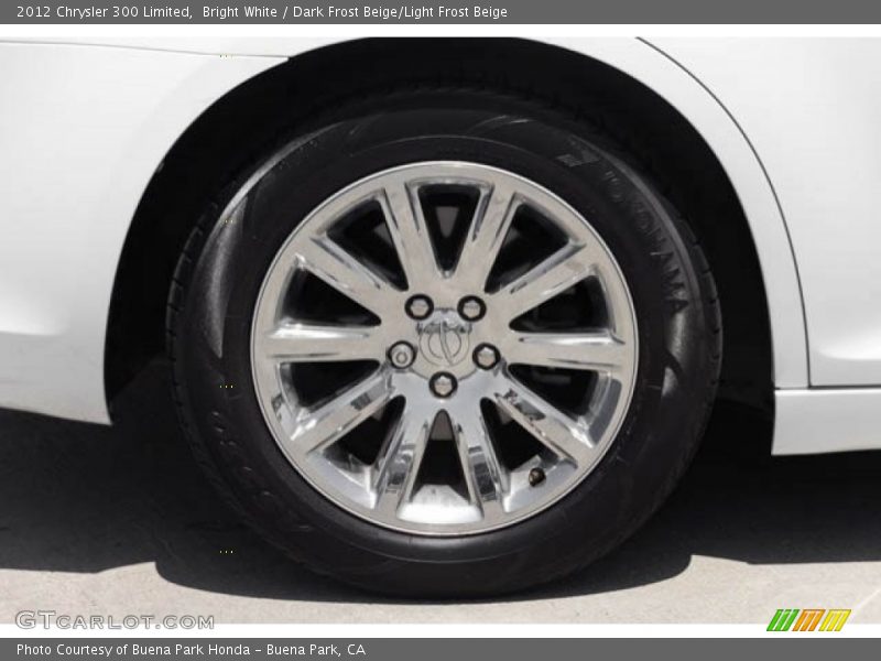 Bright White / Dark Frost Beige/Light Frost Beige 2012 Chrysler 300 Limited