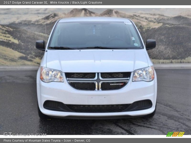 White Knuckle / Black/Light Graystone 2017 Dodge Grand Caravan SE