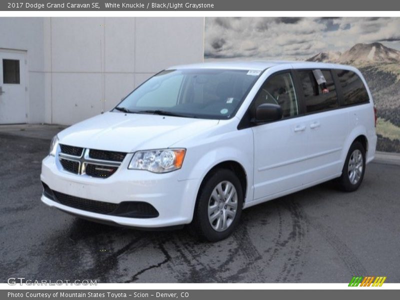 White Knuckle / Black/Light Graystone 2017 Dodge Grand Caravan SE