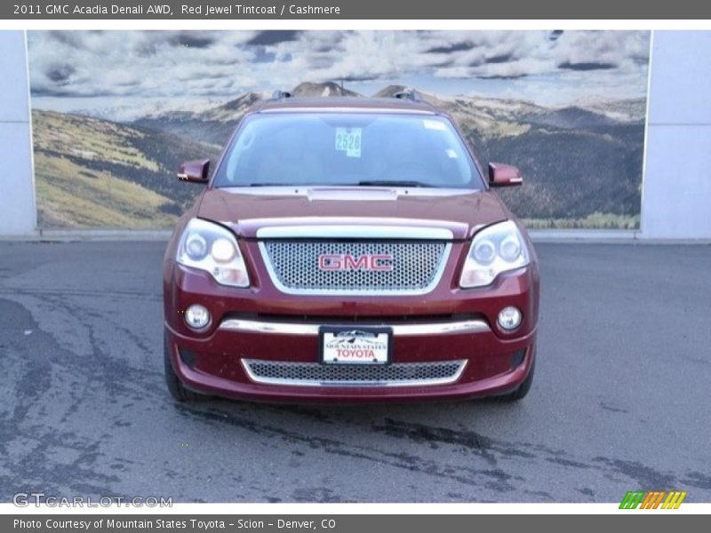 Red Jewel Tintcoat / Cashmere 2011 GMC Acadia Denali AWD