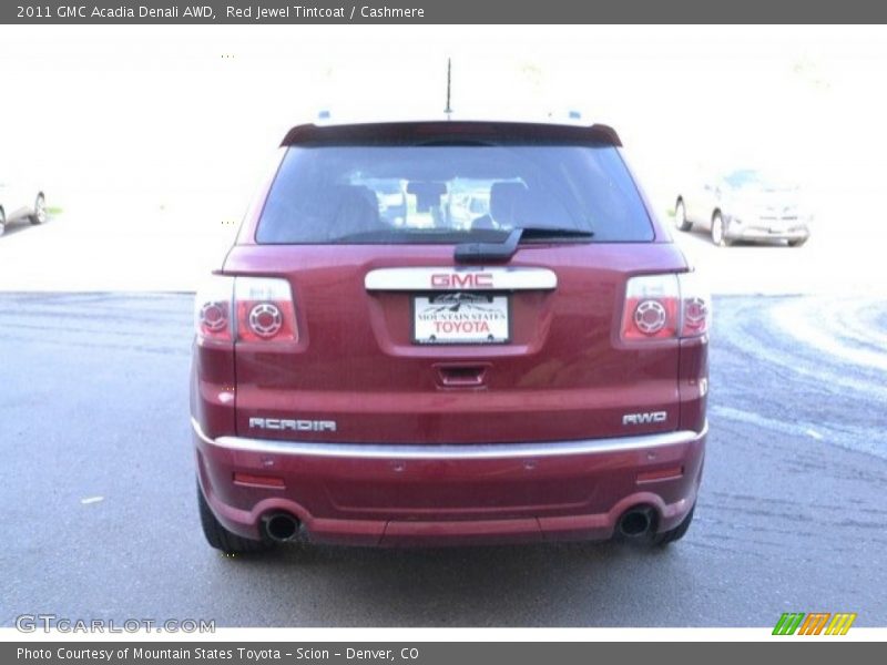 Red Jewel Tintcoat / Cashmere 2011 GMC Acadia Denali AWD