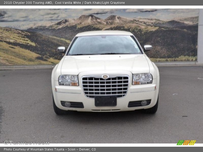 Cool Vanilla White / Dark Khaki/Light Graystone 2010 Chrysler 300 Touring AWD