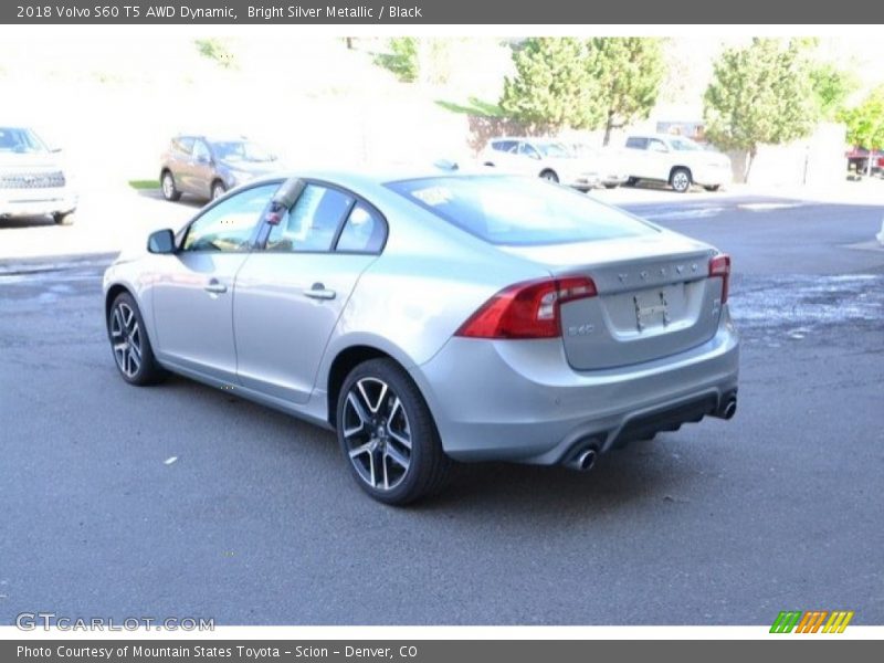 Bright Silver Metallic / Black 2018 Volvo S60 T5 AWD Dynamic