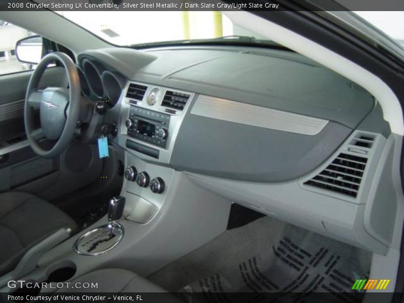 Silver Steel Metallic / Dark Slate Gray/Light Slate Gray 2008 Chrysler Sebring LX Convertible