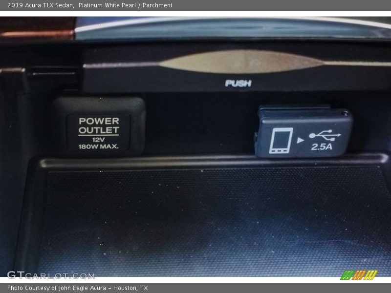 Platinum White Pearl / Parchment 2019 Acura TLX Sedan