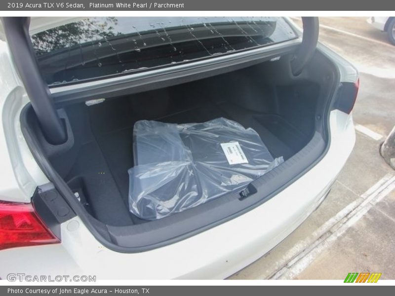 Platinum White Pearl / Parchment 2019 Acura TLX V6 Sedan