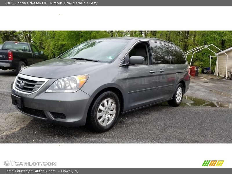 Nimbus Gray Metallic / Gray 2008 Honda Odyssey EX