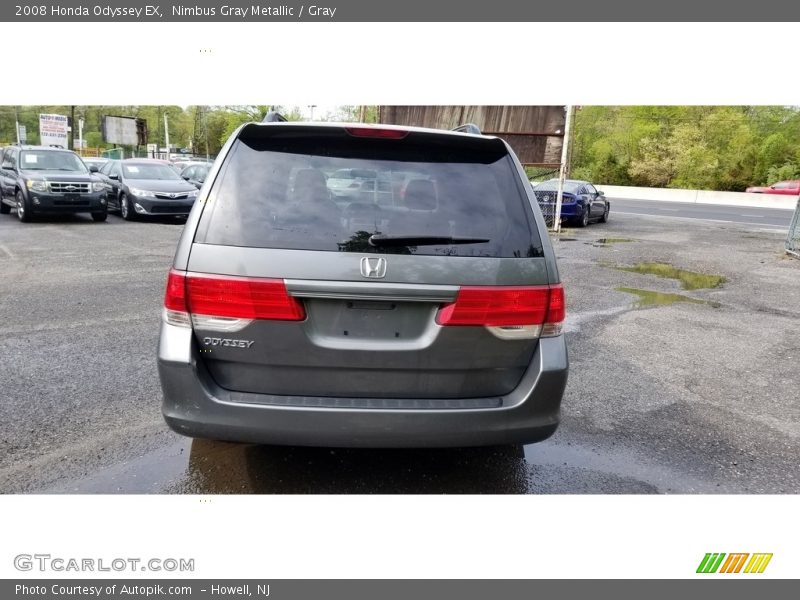 Nimbus Gray Metallic / Gray 2008 Honda Odyssey EX