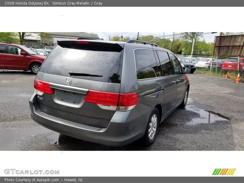 Nimbus Gray Metallic / Gray 2008 Honda Odyssey EX