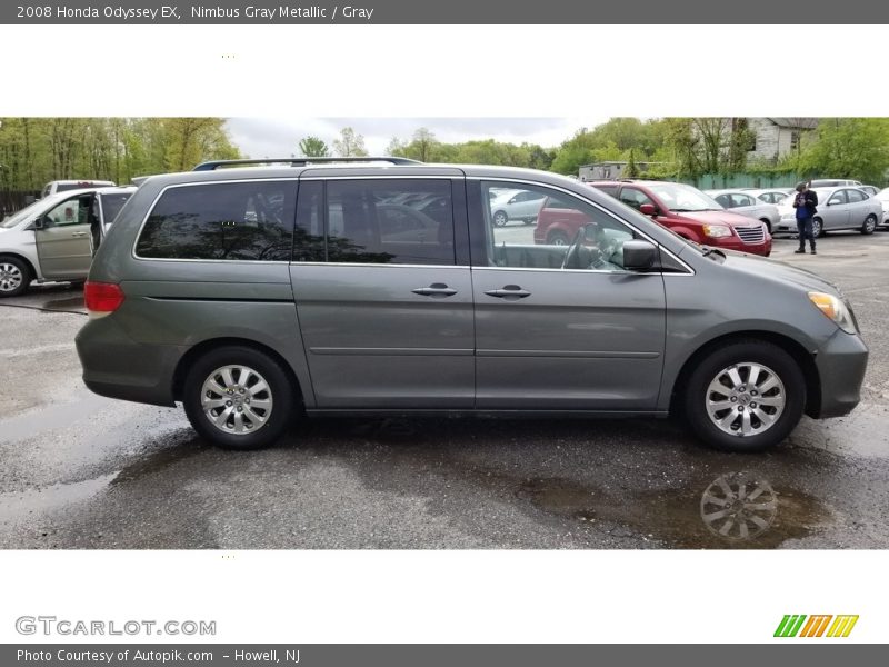 Nimbus Gray Metallic / Gray 2008 Honda Odyssey EX