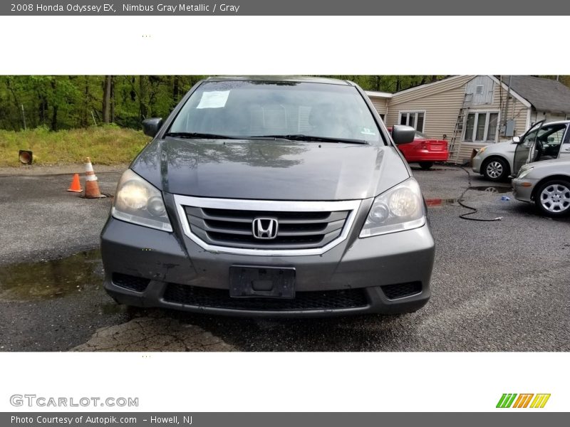 Nimbus Gray Metallic / Gray 2008 Honda Odyssey EX