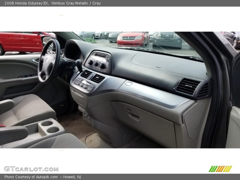 Nimbus Gray Metallic / Gray 2008 Honda Odyssey EX