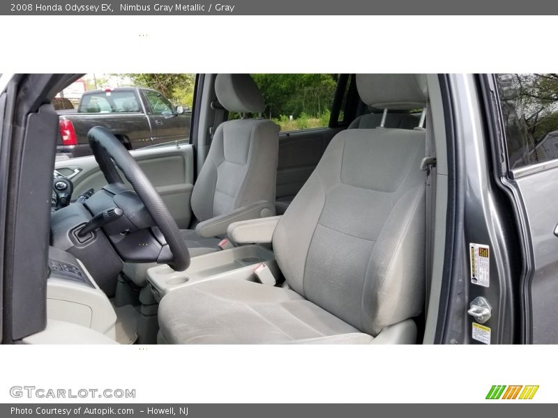 Nimbus Gray Metallic / Gray 2008 Honda Odyssey EX