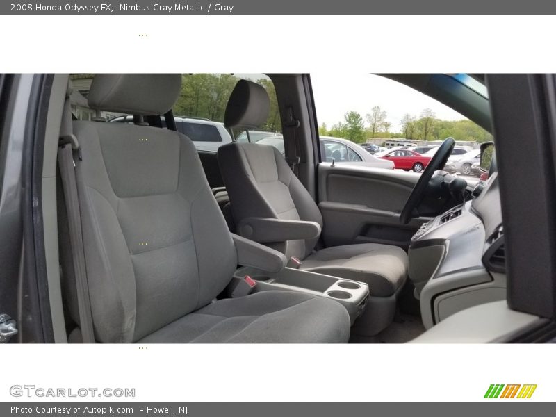 Nimbus Gray Metallic / Gray 2008 Honda Odyssey EX