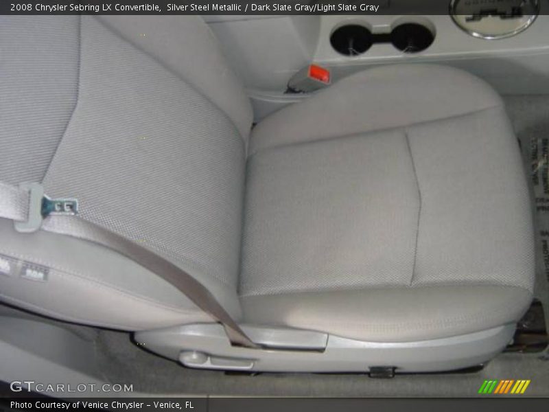Silver Steel Metallic / Dark Slate Gray/Light Slate Gray 2008 Chrysler Sebring LX Convertible