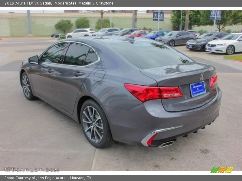 Modern Steel Metallic / Graystone 2019 Acura TLX V6 Sedan