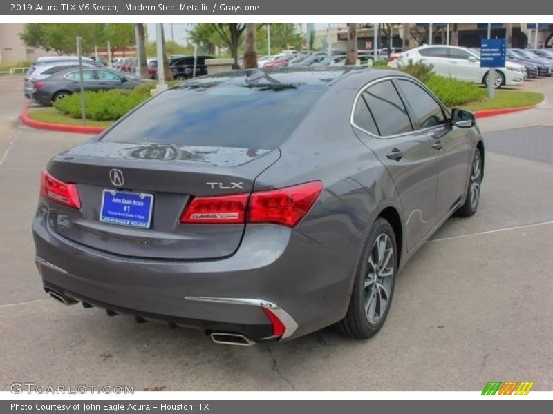 Modern Steel Metallic / Graystone 2019 Acura TLX V6 Sedan