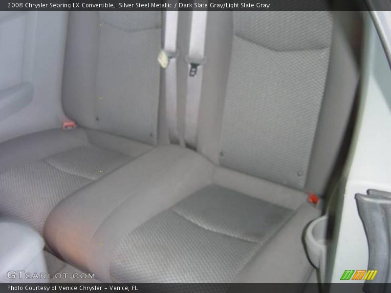 Silver Steel Metallic / Dark Slate Gray/Light Slate Gray 2008 Chrysler Sebring LX Convertible