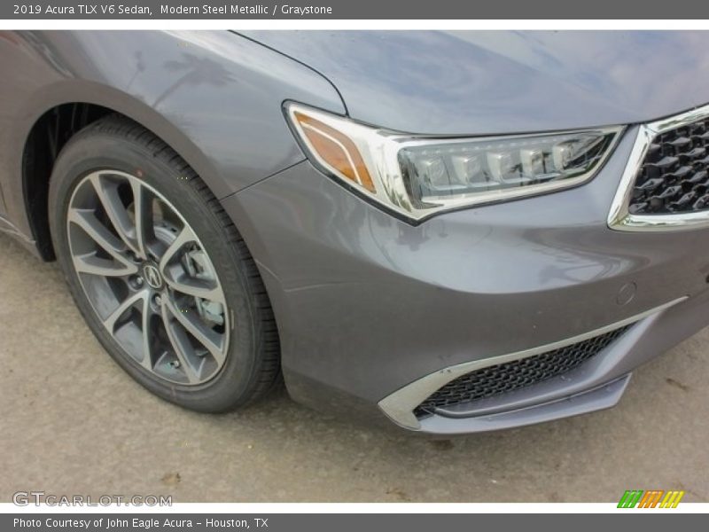 Modern Steel Metallic / Graystone 2019 Acura TLX V6 Sedan
