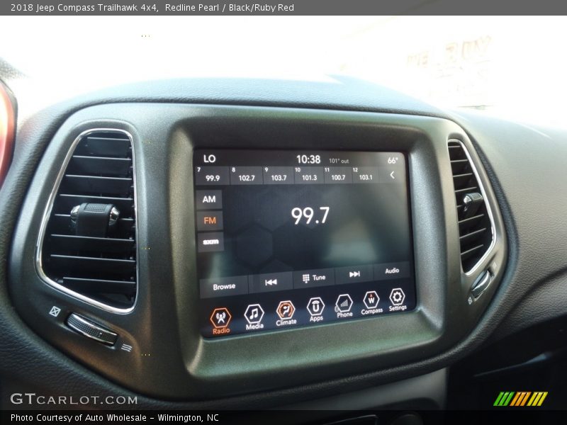 Redline Pearl / Black/Ruby Red 2018 Jeep Compass Trailhawk 4x4