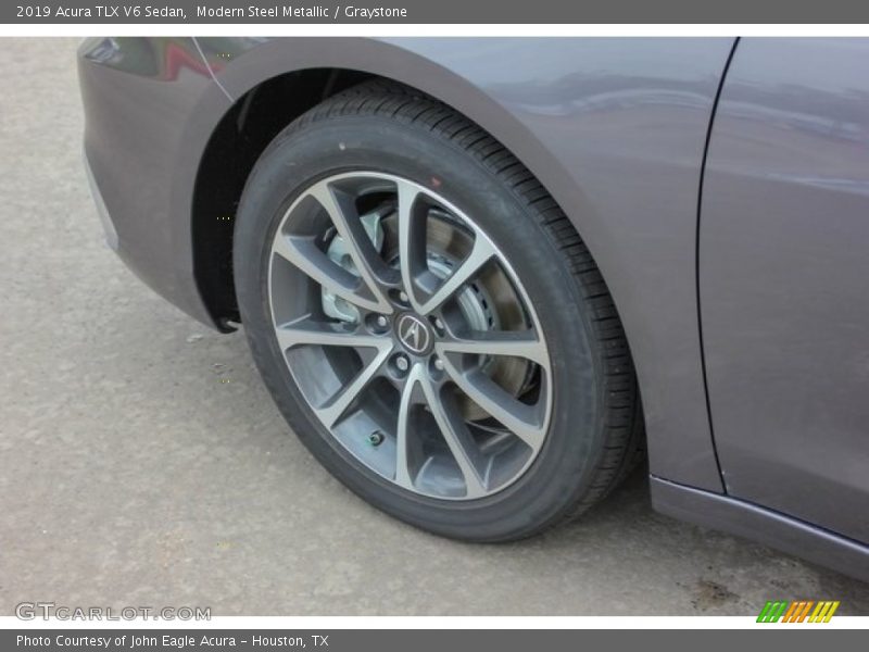Modern Steel Metallic / Graystone 2019 Acura TLX V6 Sedan