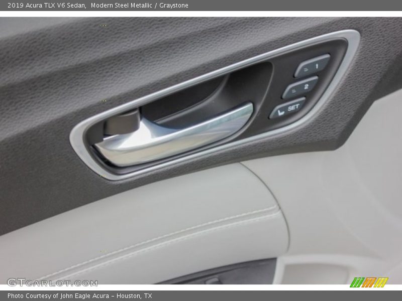 Modern Steel Metallic / Graystone 2019 Acura TLX V6 Sedan