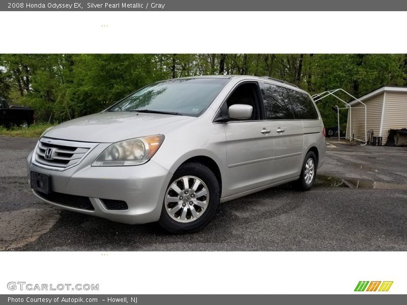 Silver Pearl Metallic / Gray 2008 Honda Odyssey EX