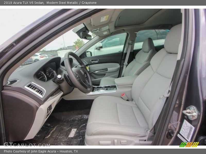 Modern Steel Metallic / Graystone 2019 Acura TLX V6 Sedan