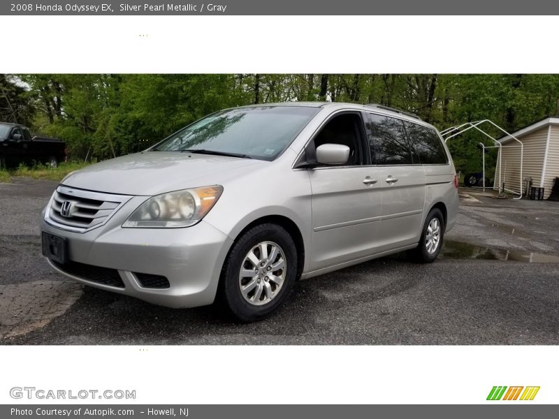Silver Pearl Metallic / Gray 2008 Honda Odyssey EX