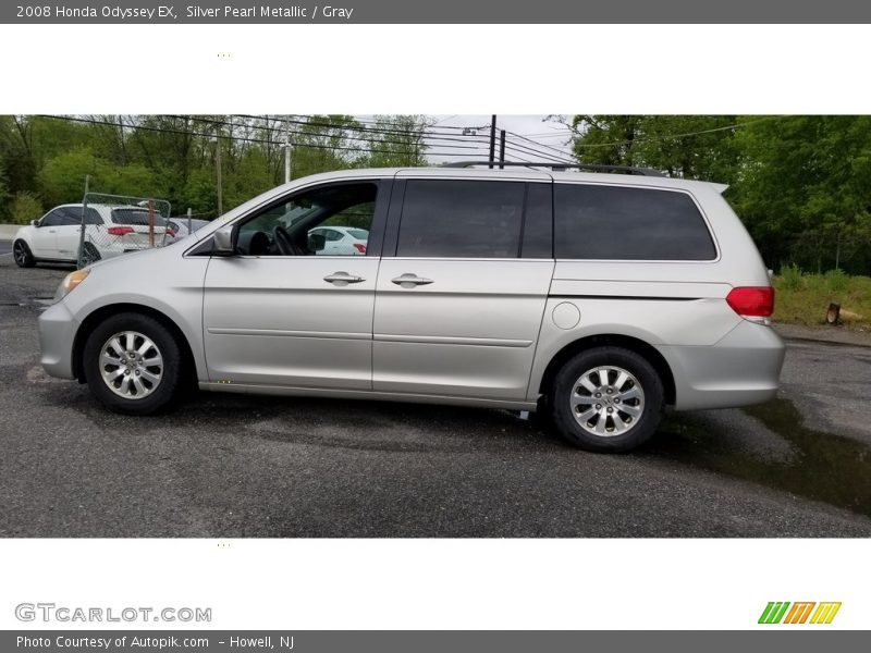 Silver Pearl Metallic / Gray 2008 Honda Odyssey EX