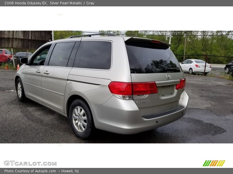 Silver Pearl Metallic / Gray 2008 Honda Odyssey EX