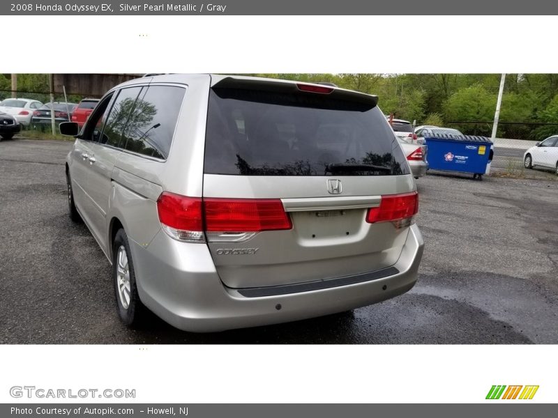 Silver Pearl Metallic / Gray 2008 Honda Odyssey EX
