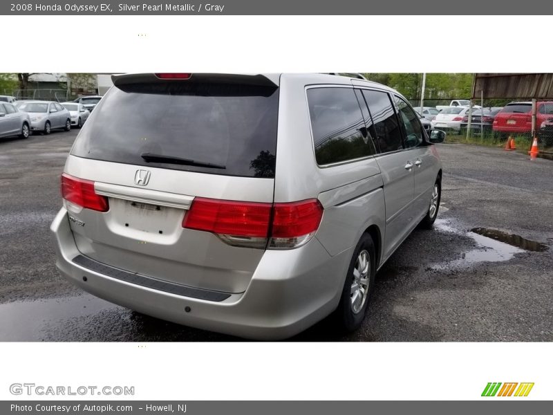 Silver Pearl Metallic / Gray 2008 Honda Odyssey EX