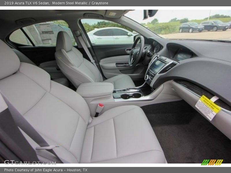 Modern Steel Metallic / Graystone 2019 Acura TLX V6 Sedan