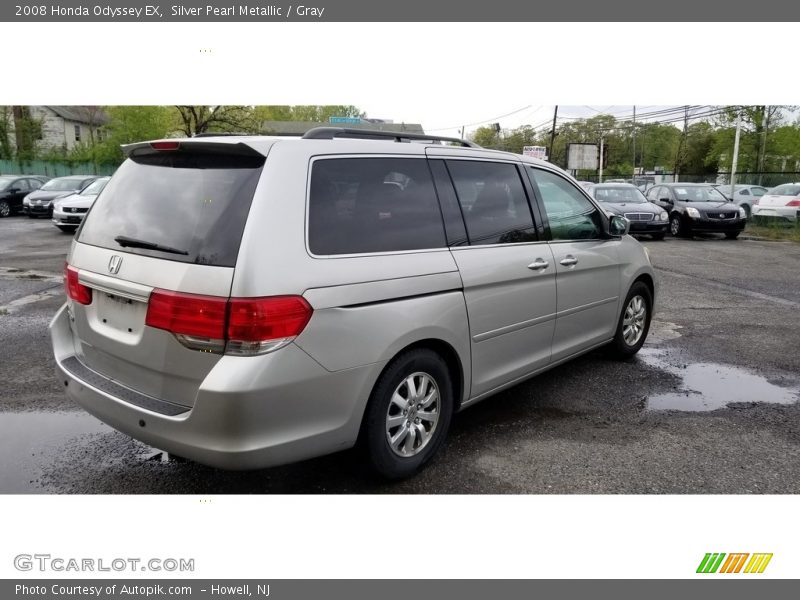 Silver Pearl Metallic / Gray 2008 Honda Odyssey EX