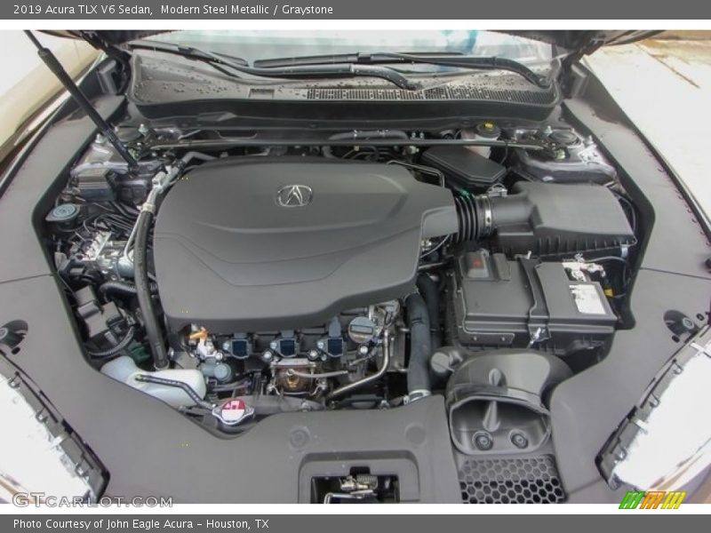 Modern Steel Metallic / Graystone 2019 Acura TLX V6 Sedan