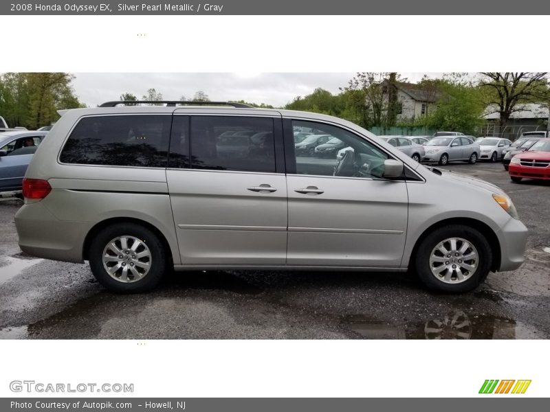 Silver Pearl Metallic / Gray 2008 Honda Odyssey EX