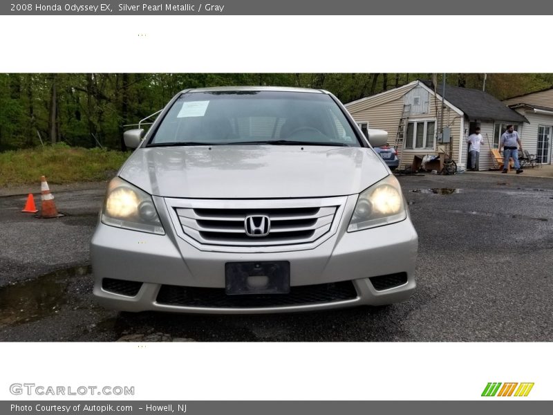 Silver Pearl Metallic / Gray 2008 Honda Odyssey EX