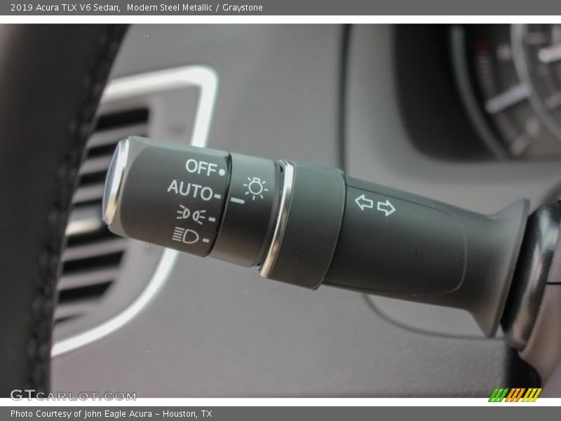 Modern Steel Metallic / Graystone 2019 Acura TLX V6 Sedan