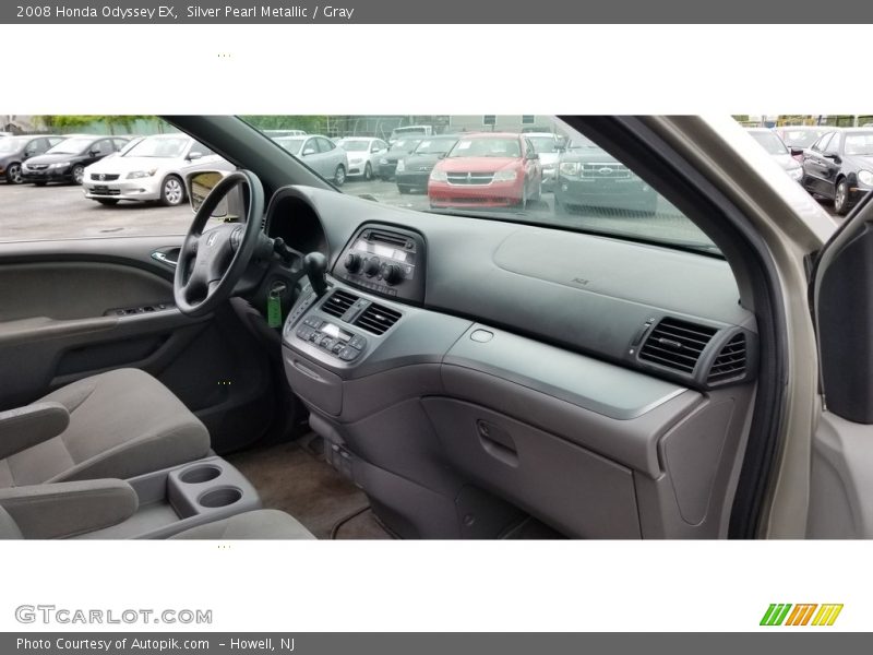 Silver Pearl Metallic / Gray 2008 Honda Odyssey EX