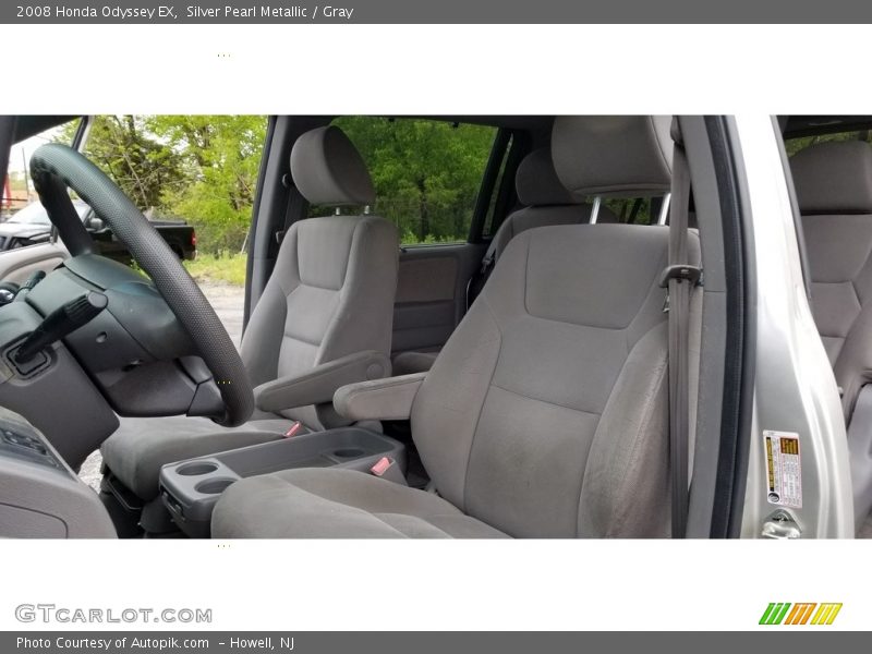 Silver Pearl Metallic / Gray 2008 Honda Odyssey EX