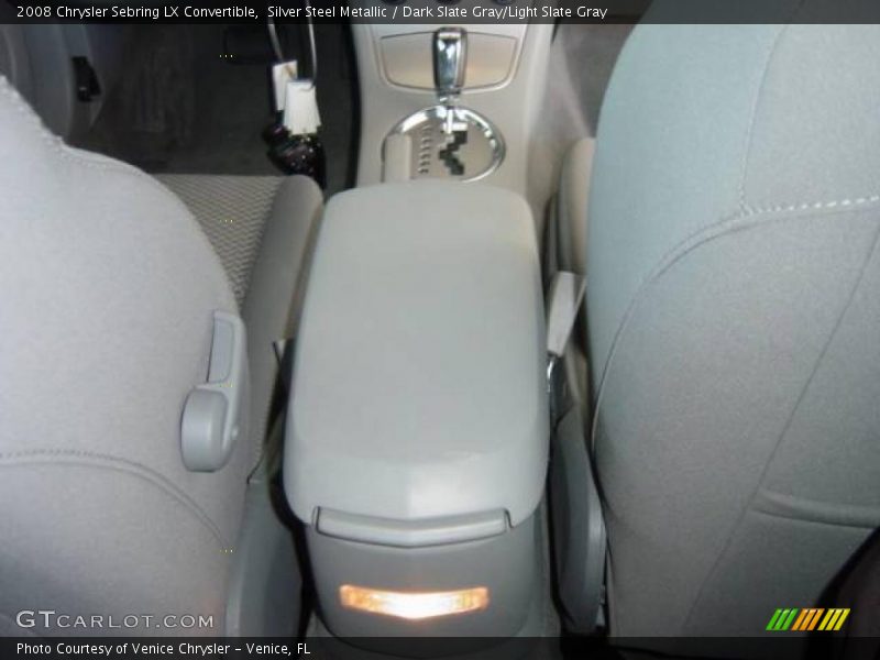 Silver Steel Metallic / Dark Slate Gray/Light Slate Gray 2008 Chrysler Sebring LX Convertible